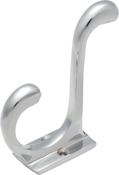 Retro Hat & Coat Hooks Chrome Plated
