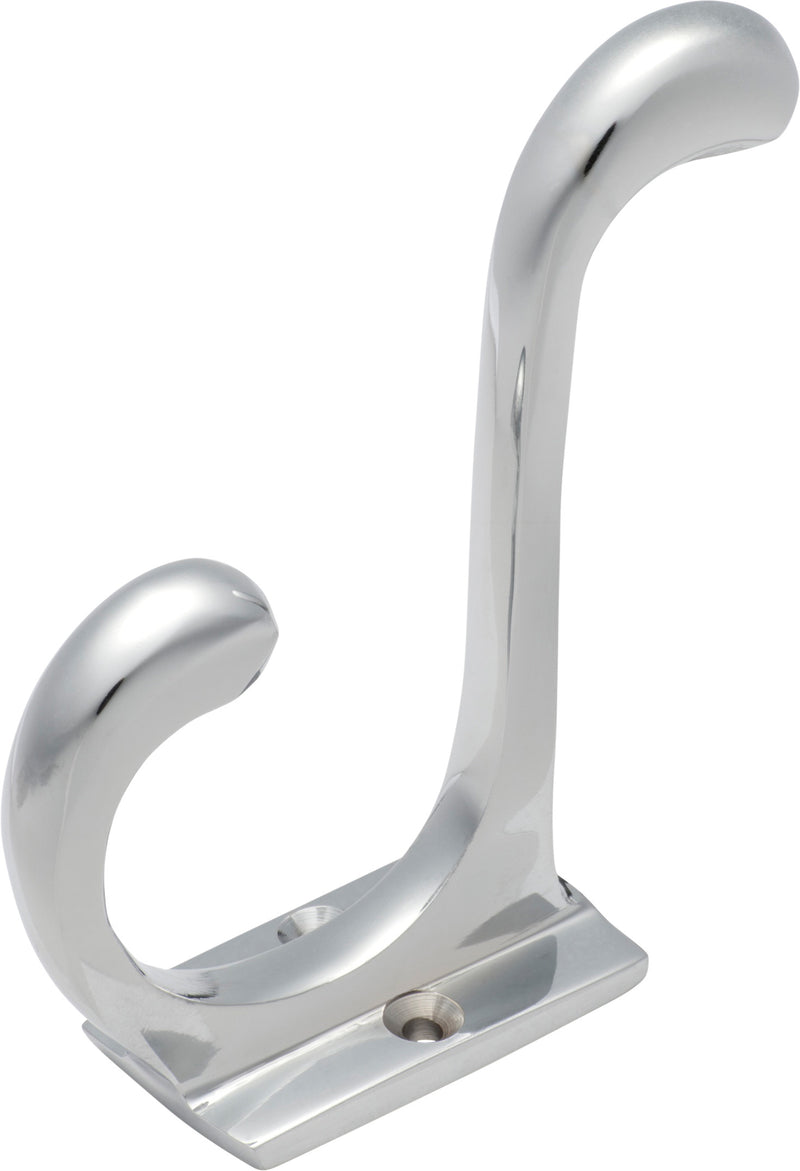 Retro Hat & Coat Hooks Chrome Plated