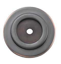 Cupboard Knob Backplate Antique Copper / D25mm