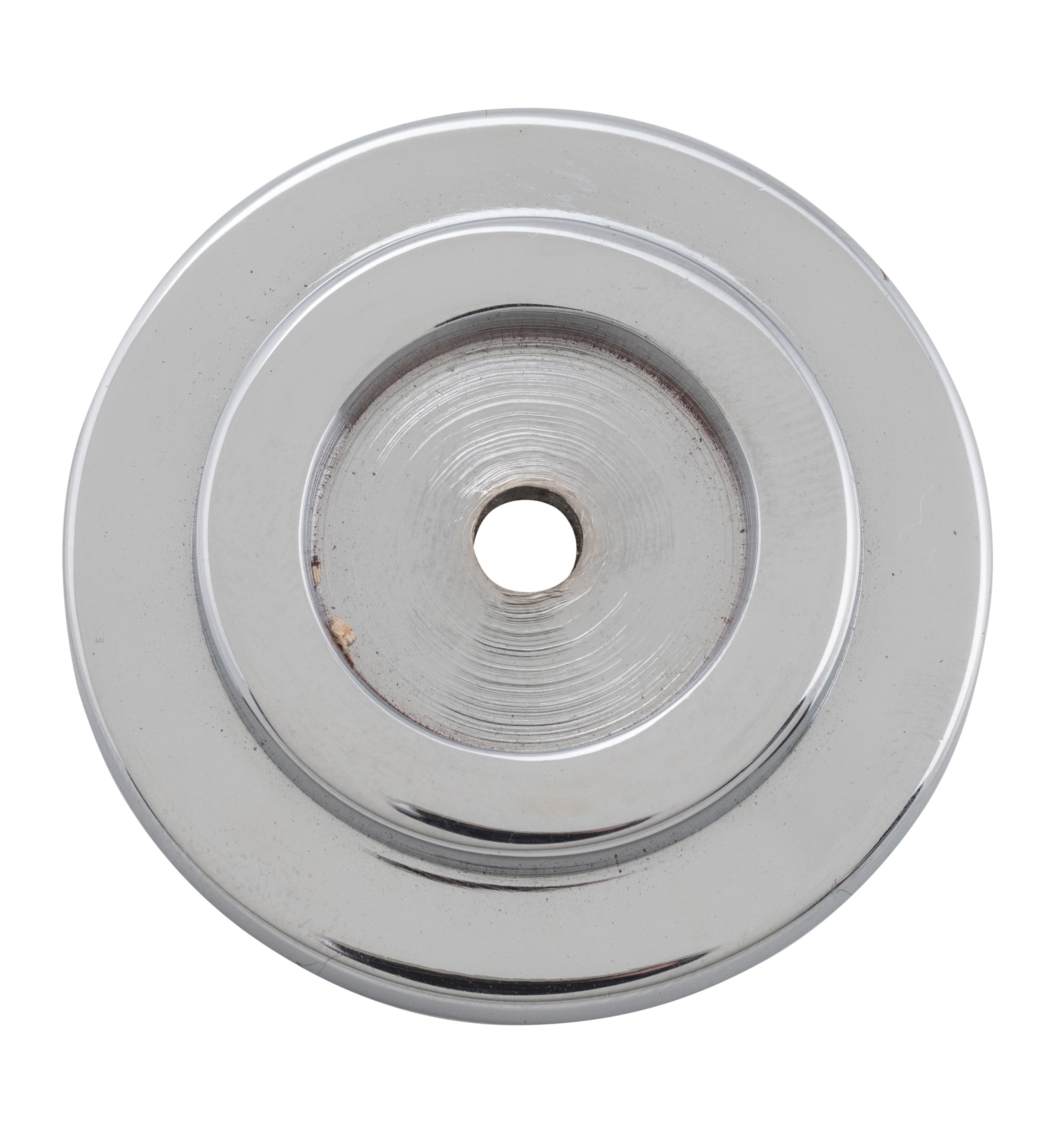 Cupboard Knob Backplate Chrome Plated / D25mm