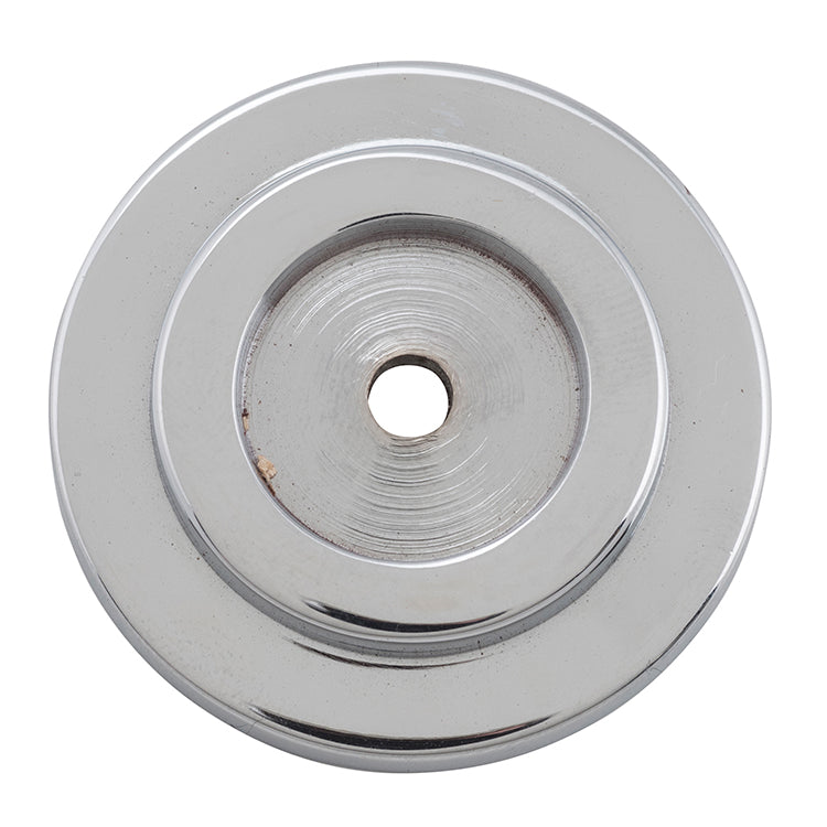 Cupboard Knob Backplate Chrome Plated / D25mm