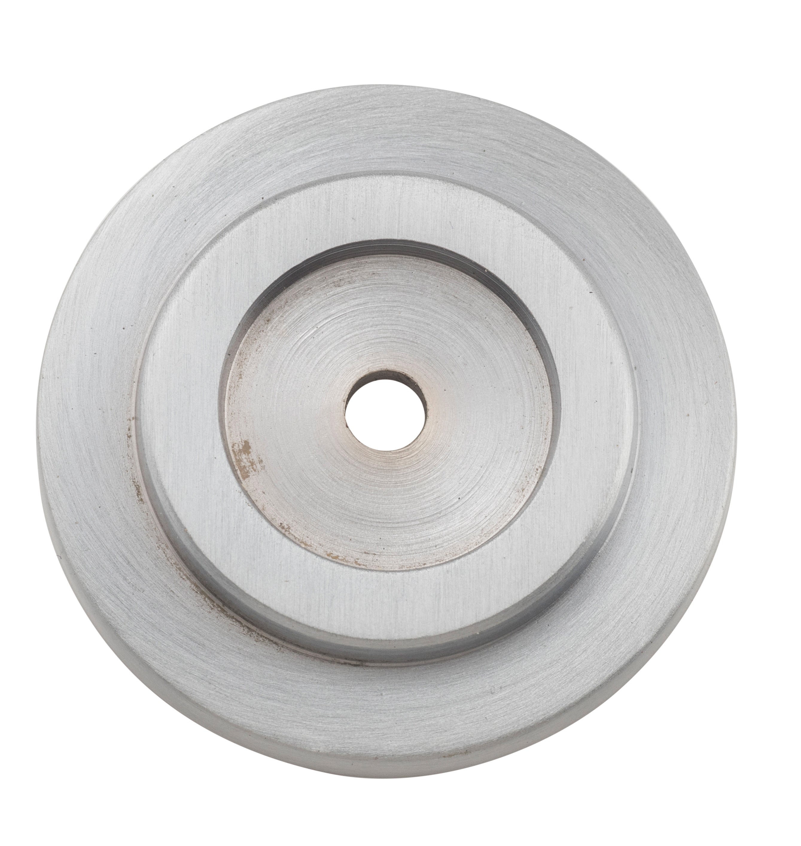 Cupboard Knob Backplate Satin Chrome / D38mm