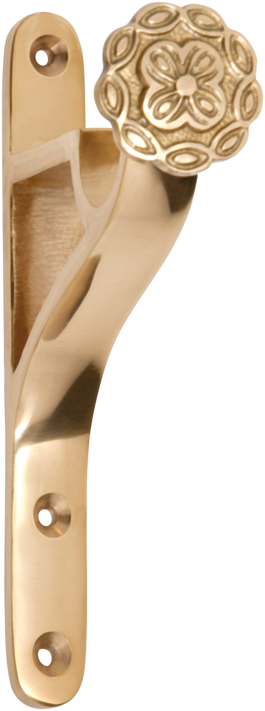 Curtain Brackets Polished Brass