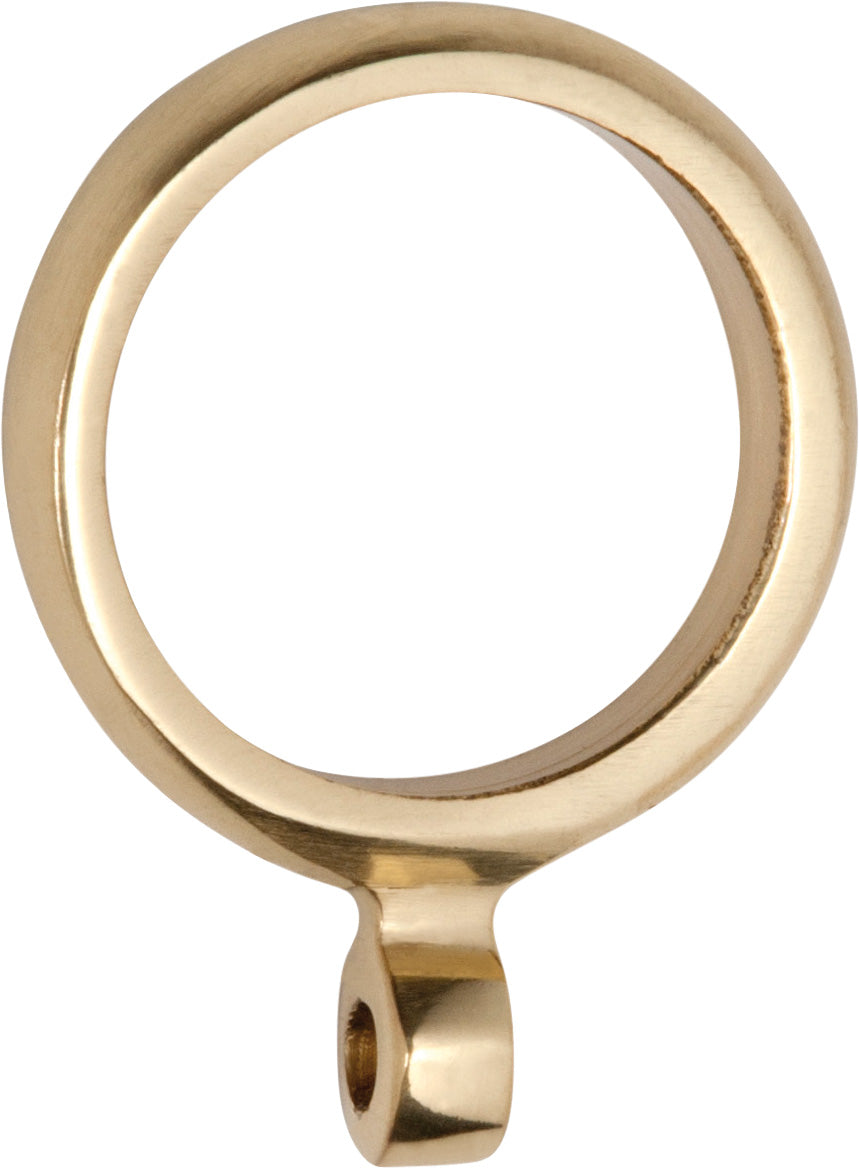 Curtain Rings Polished Brass / ID25mm