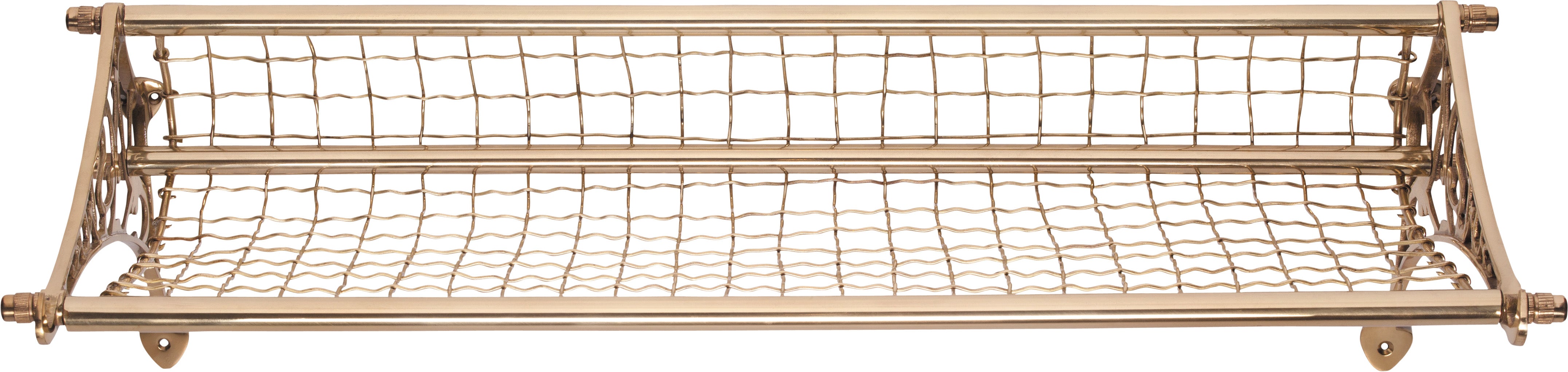 Luggage Racks Polished Brass