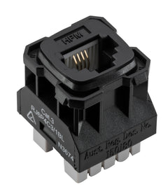 Phone Socket Mechanism Black Black