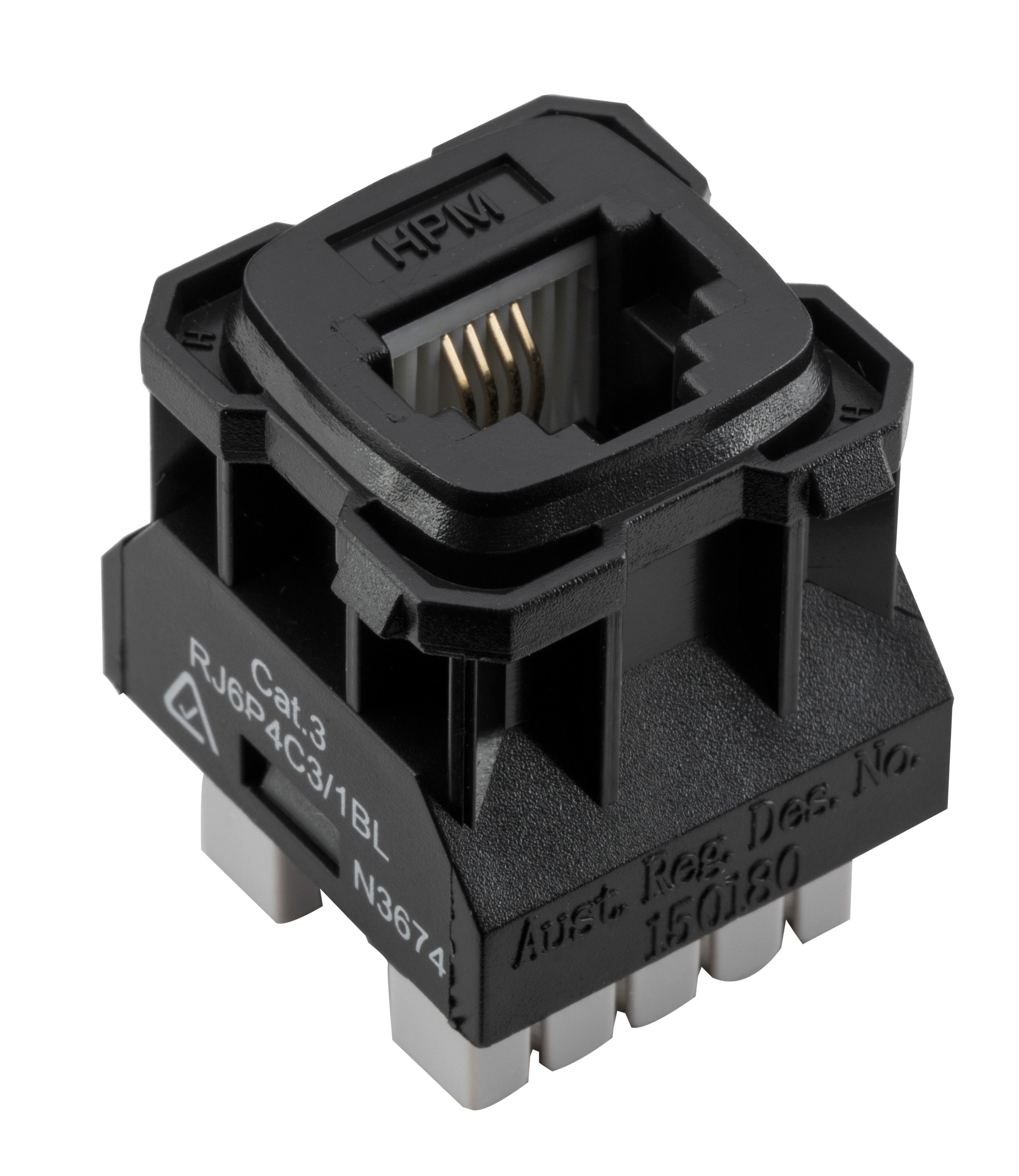 Phone Socket Mechanism Black Black