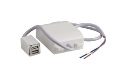 USB Socket Mechanism Fast Charging White White