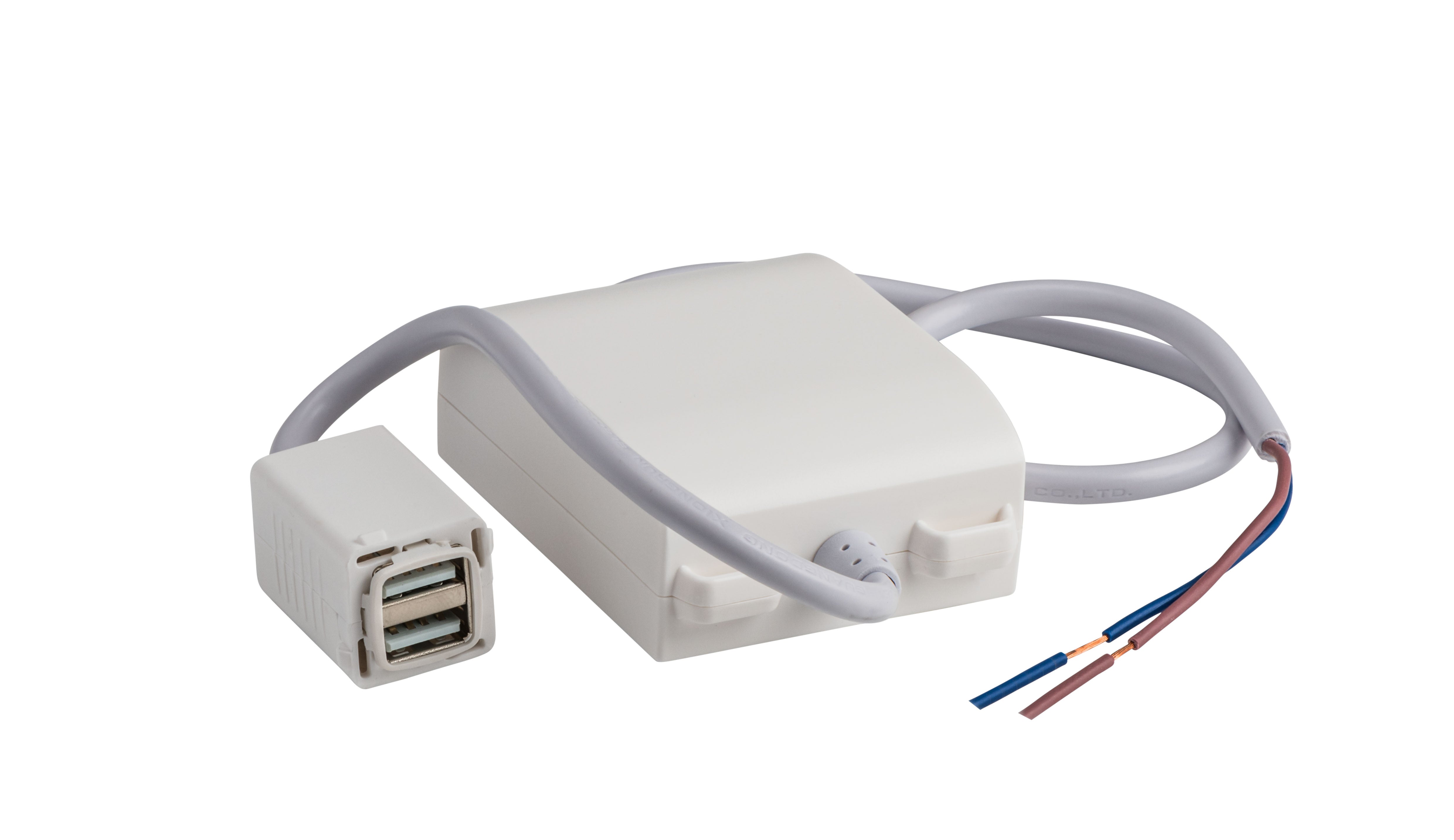 USB Socket Mechanism Fast Charging White White