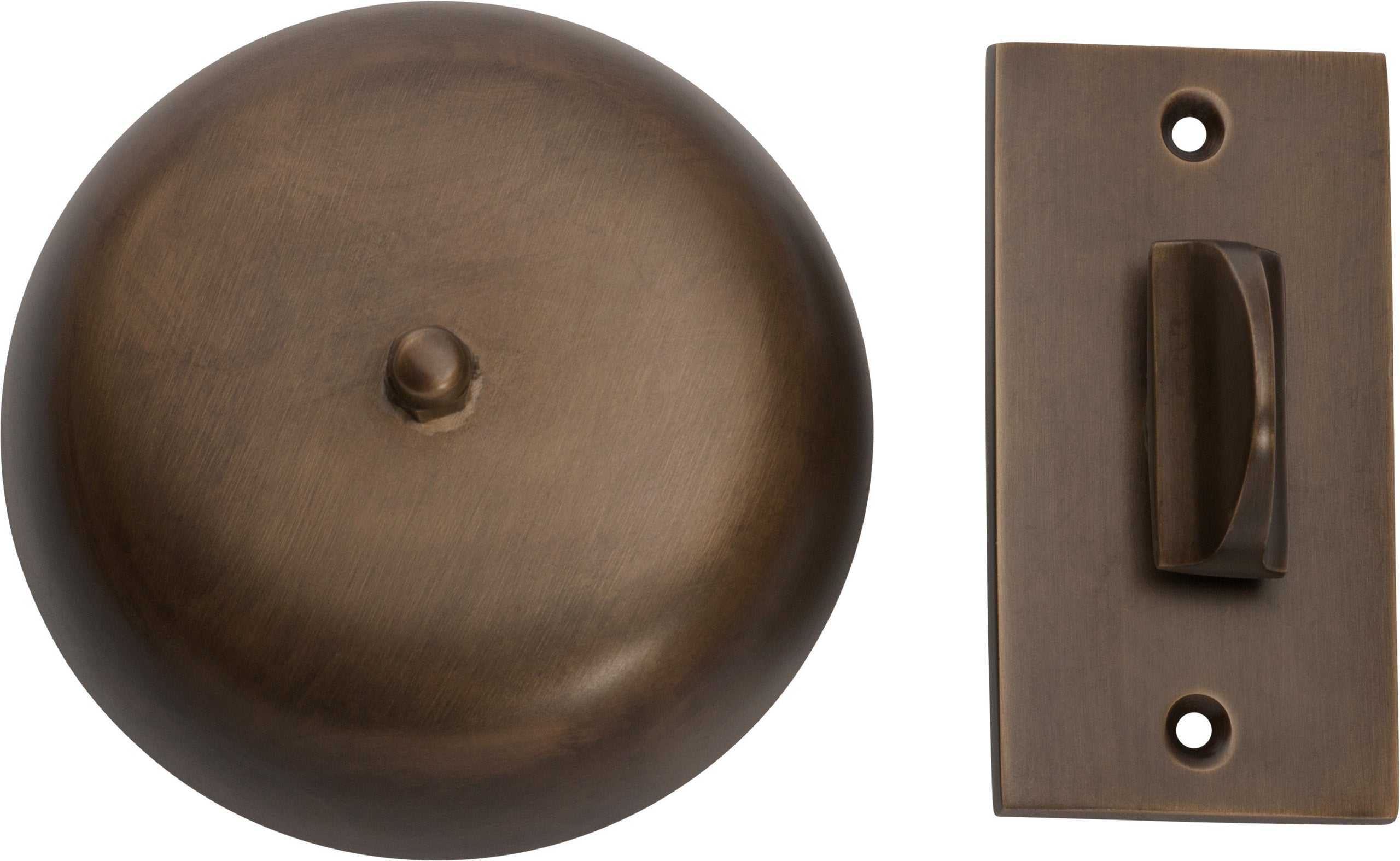 Plain Turn Bells Antique Brass
