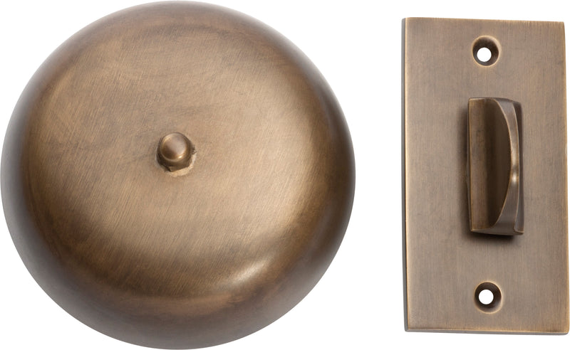Plain Turn Bells Antique Brass
