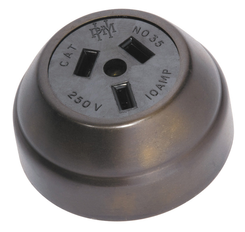 Federation Sockets Antique Brass