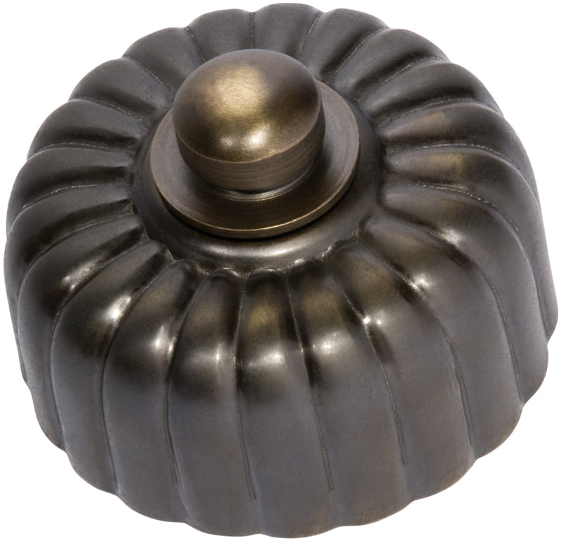 Fluted Dimmer Antique Brass