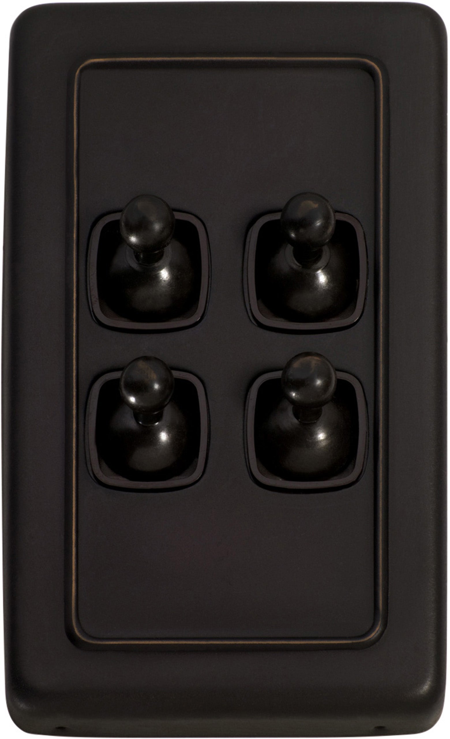 Flat Plate 4 Gang Toggle Switches