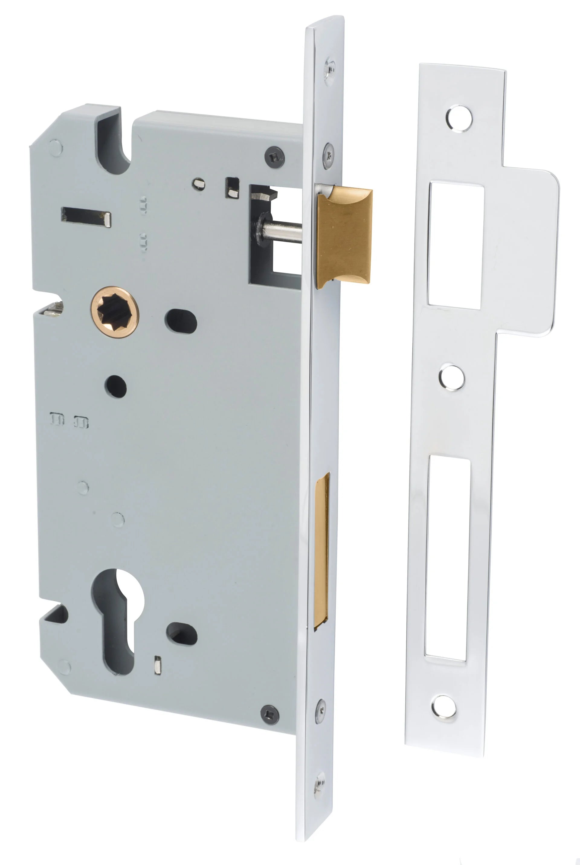 Mortice 85mm Euro Locks - 60mm Backset