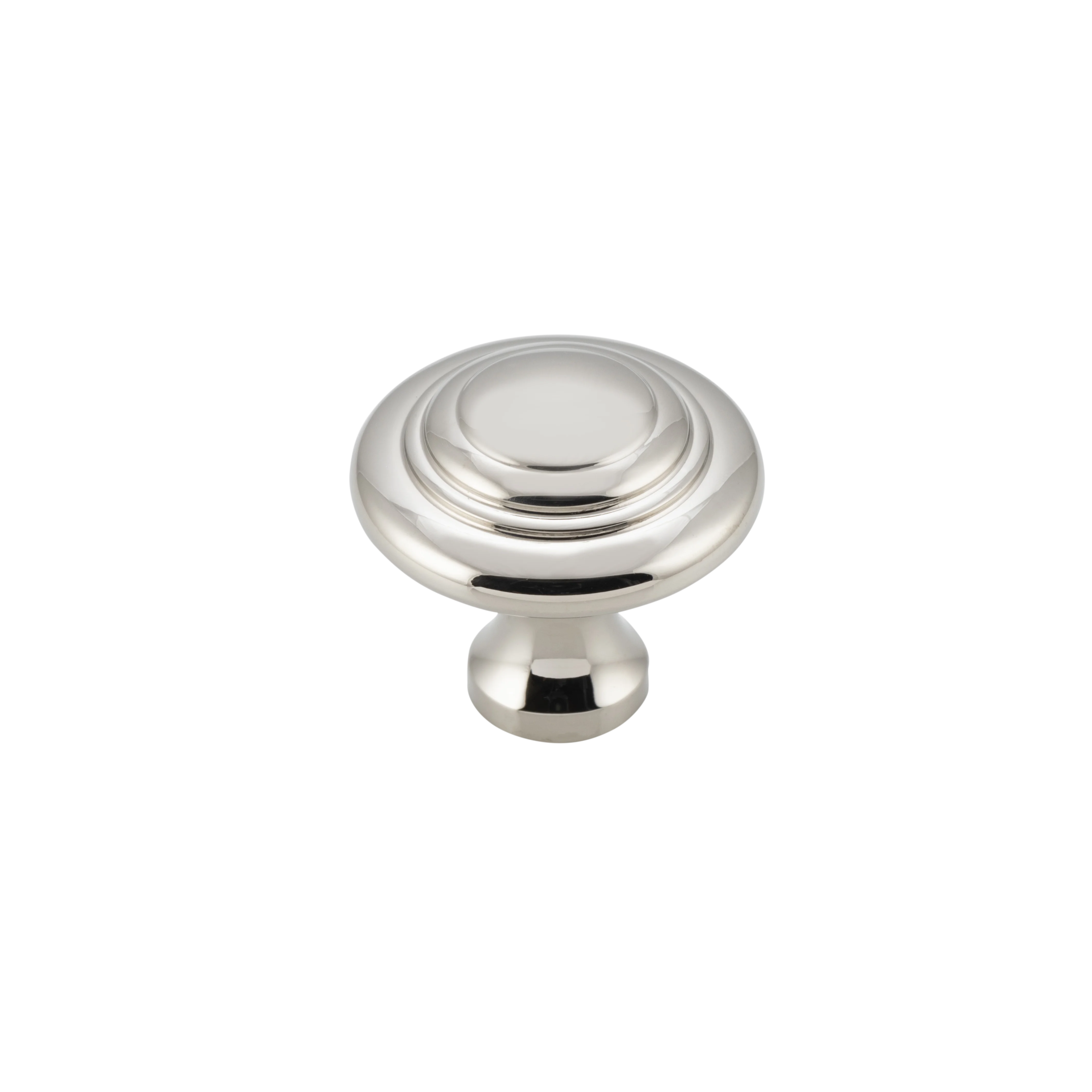 Domed Cupboard Knob Polished Nickel / D25xP24mm