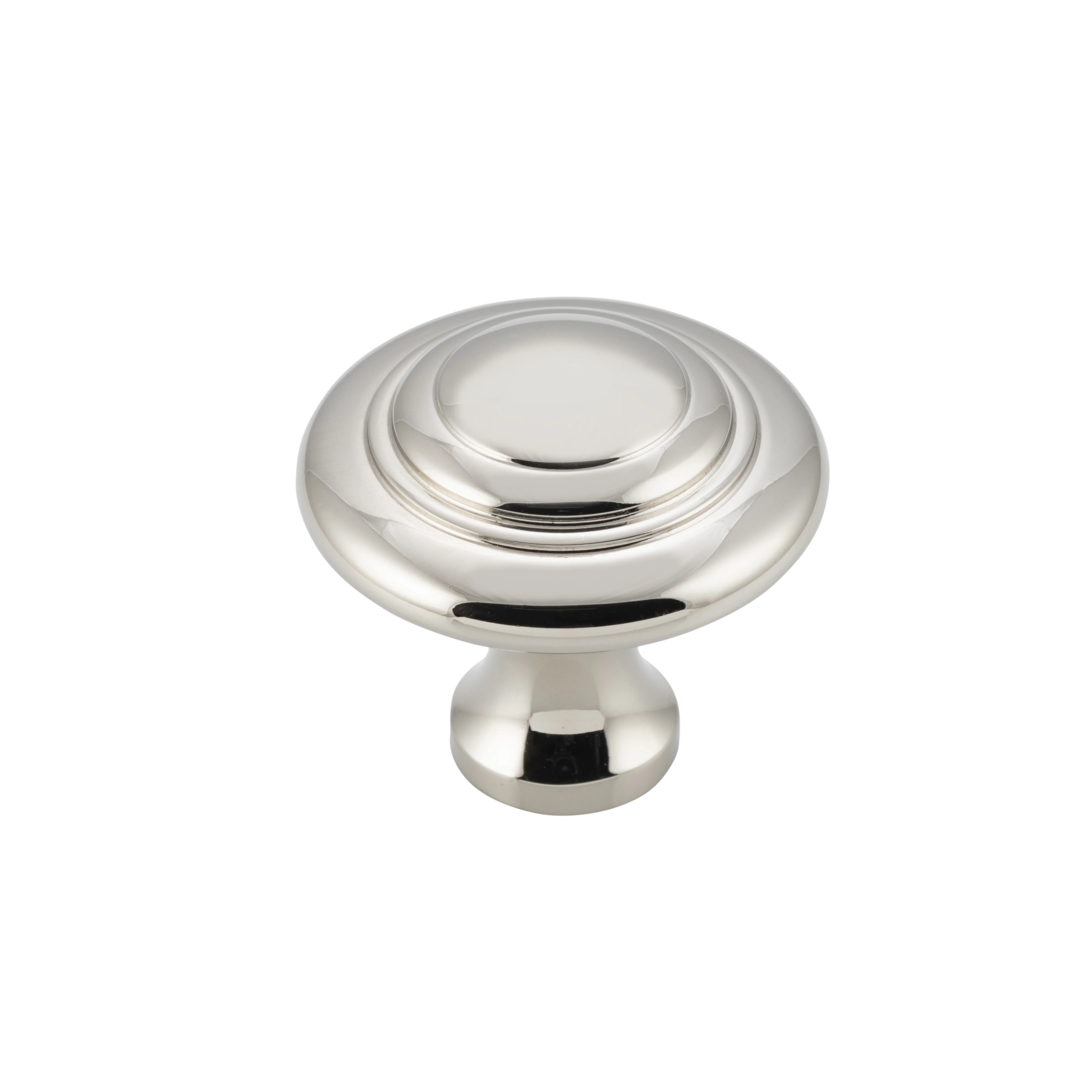 Domed Cupboard Knob Polished Nickel / D32xP29mm