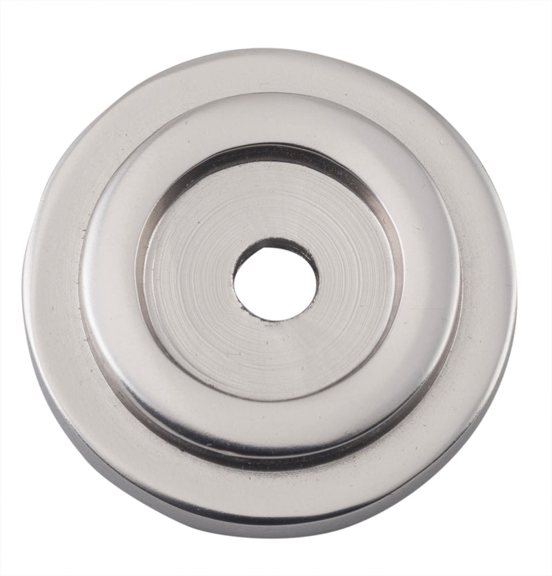 Cupboard Knob Backplate Satin Nickel / D25mm