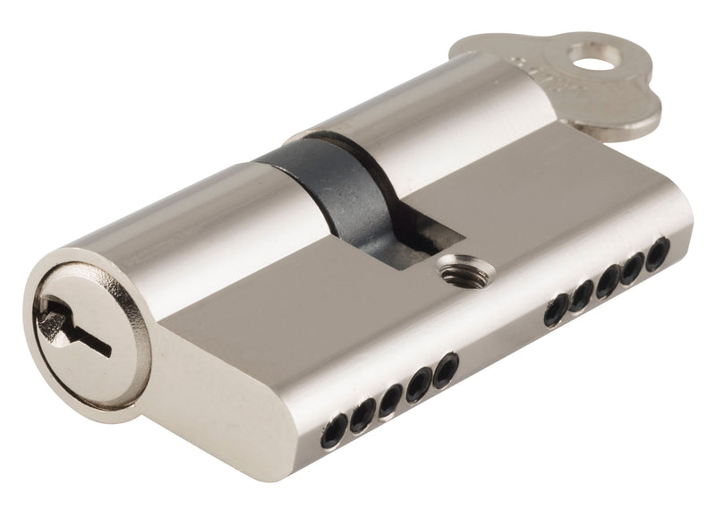 Key/Key Dual Function Euro Cylinder Satin Nickel / 5 Pin L65mm