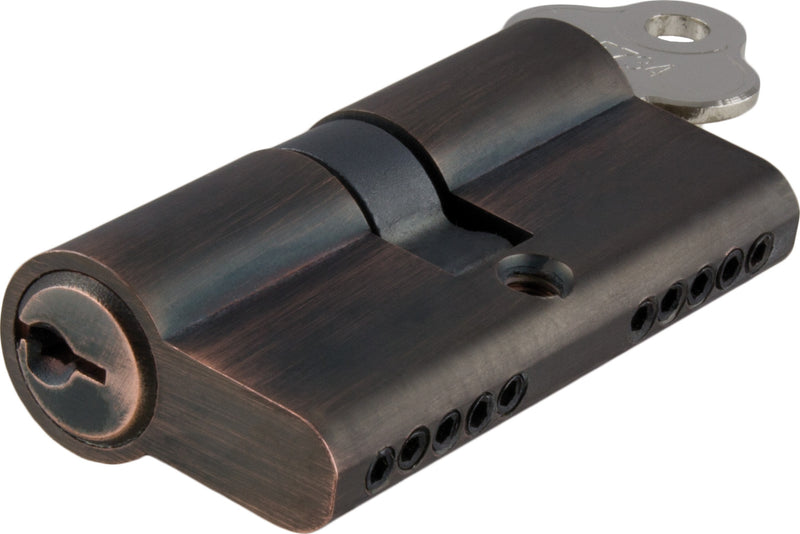 Key/Key Dual Function Euro Cylinder Antique Copper / 5 Pin L80mm