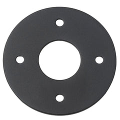 Round-Adaptor Plate Matt Black / Solid Brass