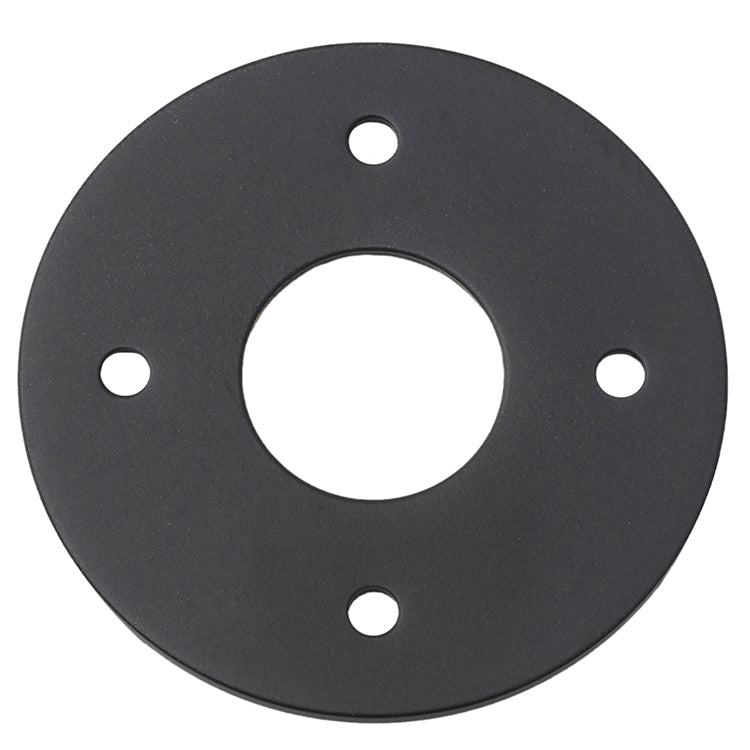 Round-Adaptor Plate Matt Black / Solid Brass