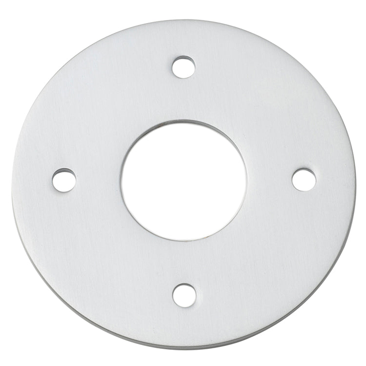 Round-Adaptor Plate Satin Chrome / Solid Brass