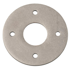 Round-Adaptor Plate Rumbled Nickel / Solid Brass