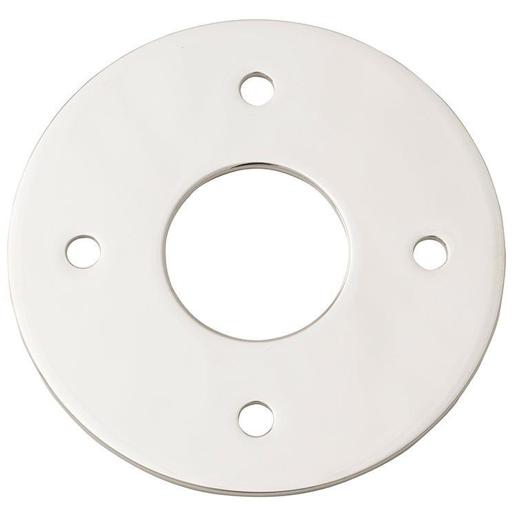 Round-Adaptor Plate Polished Nickel / Solid Brass