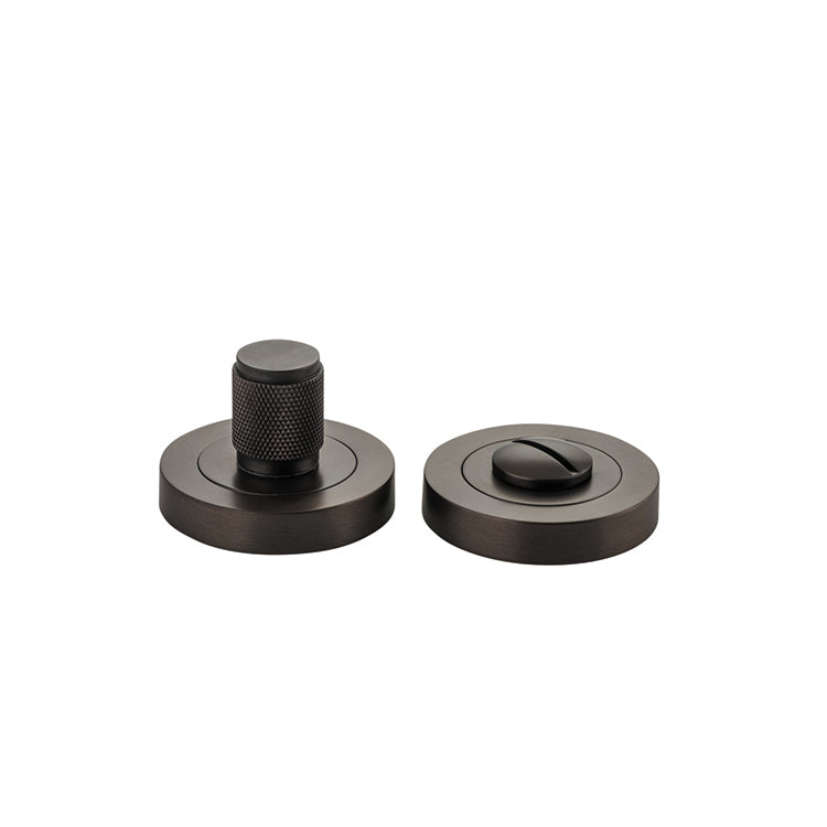 Brunswick Privacy Turn - Round Antique Brass