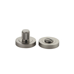 Brunswick Privacy Turn - Round Satin Nickel