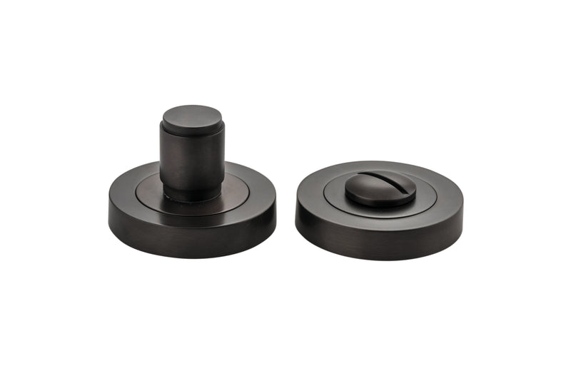 Berlin Privacy Turn - Round Antique Brass