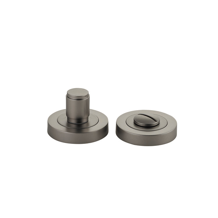 Berlin Privacy Turn - Round Satin Nickel