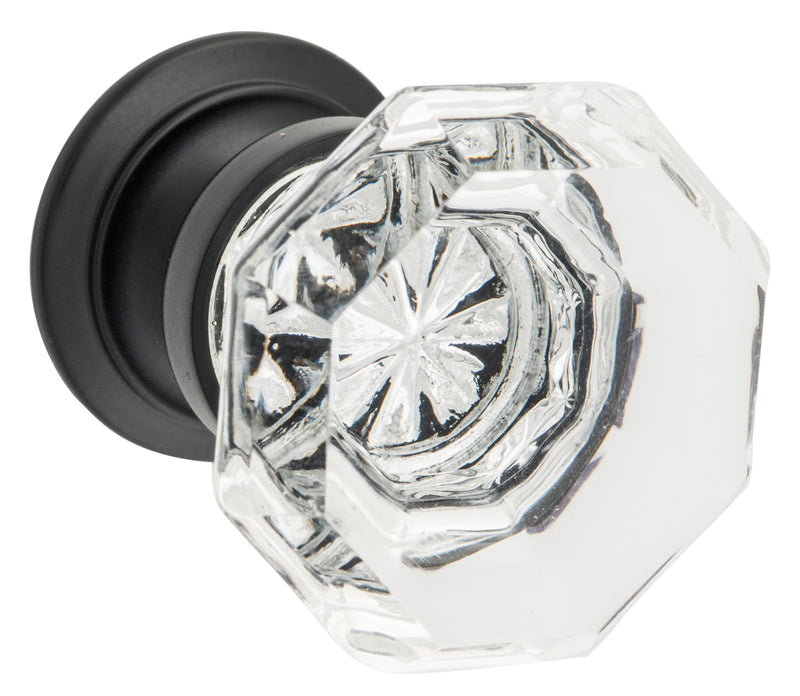 Sophia Glass Cupboard Knob - D32xP39mm BP26mm Matt Black