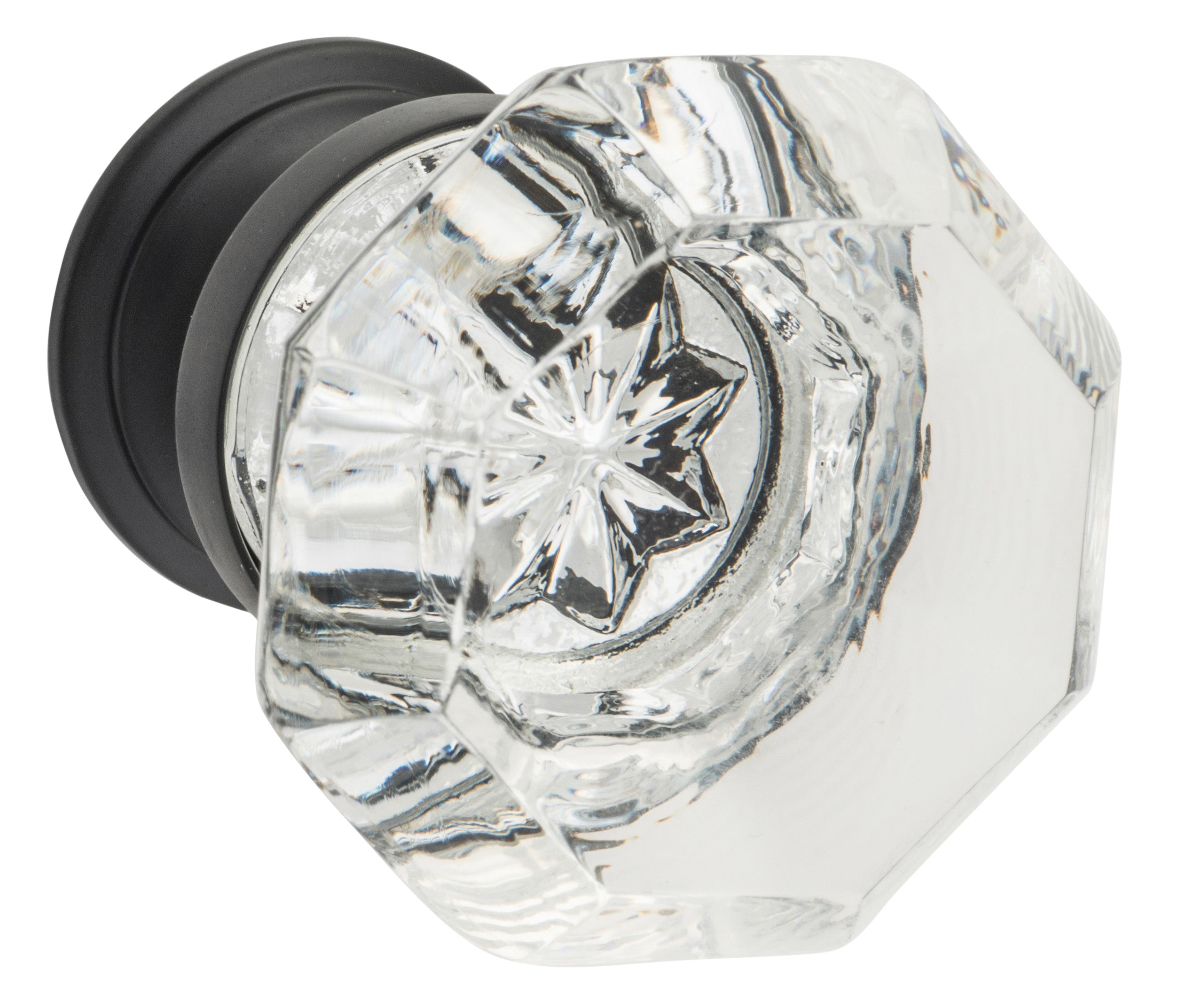 Sophia Glass Cupboard Knob - D41xP47mm BP27mm Matt Black