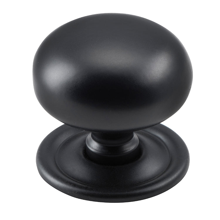 Classic Cupboard Knob Matt Black / D38xP35mm