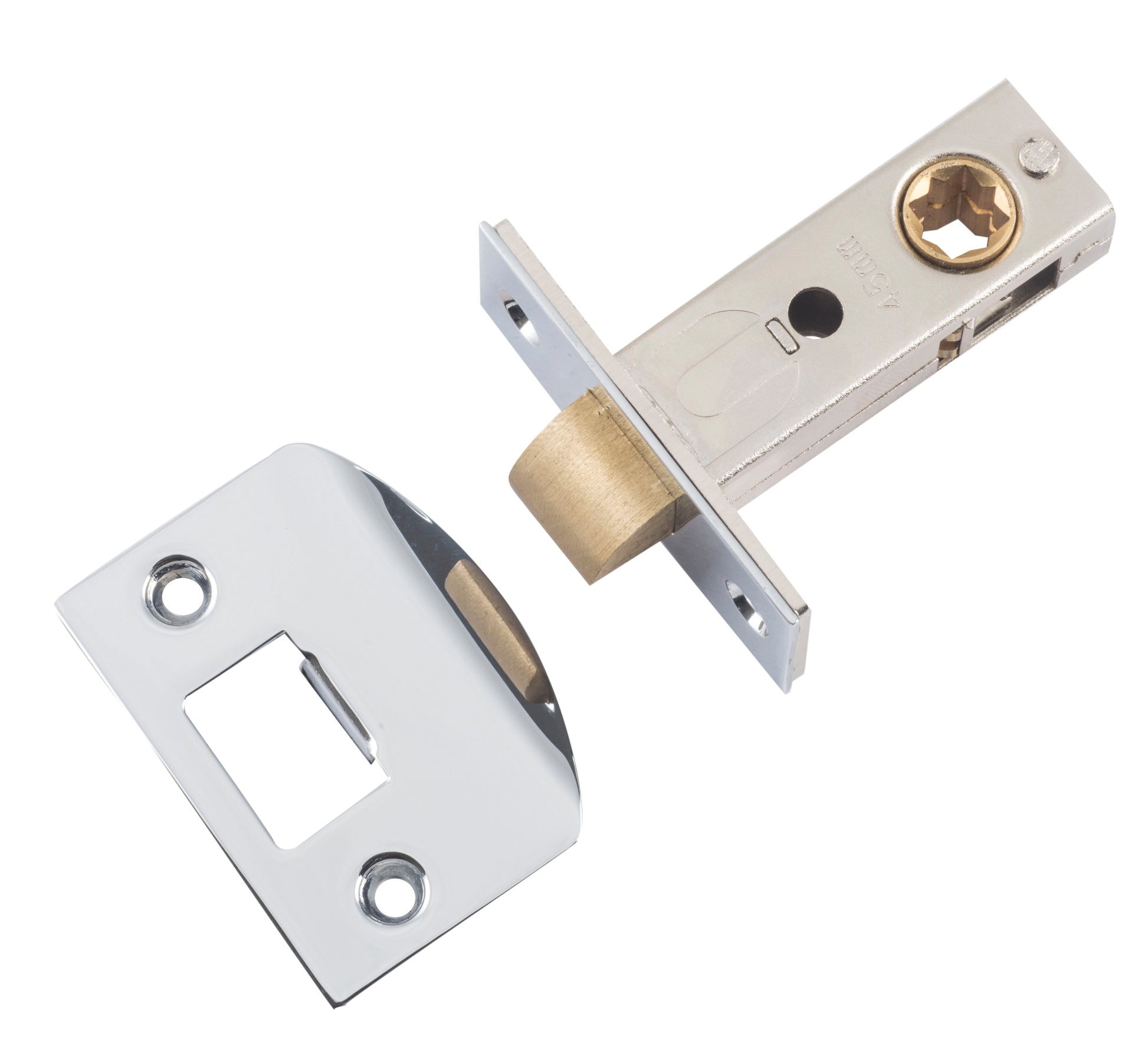 Split Cam Tube Latch Chrome Plated / L45mm