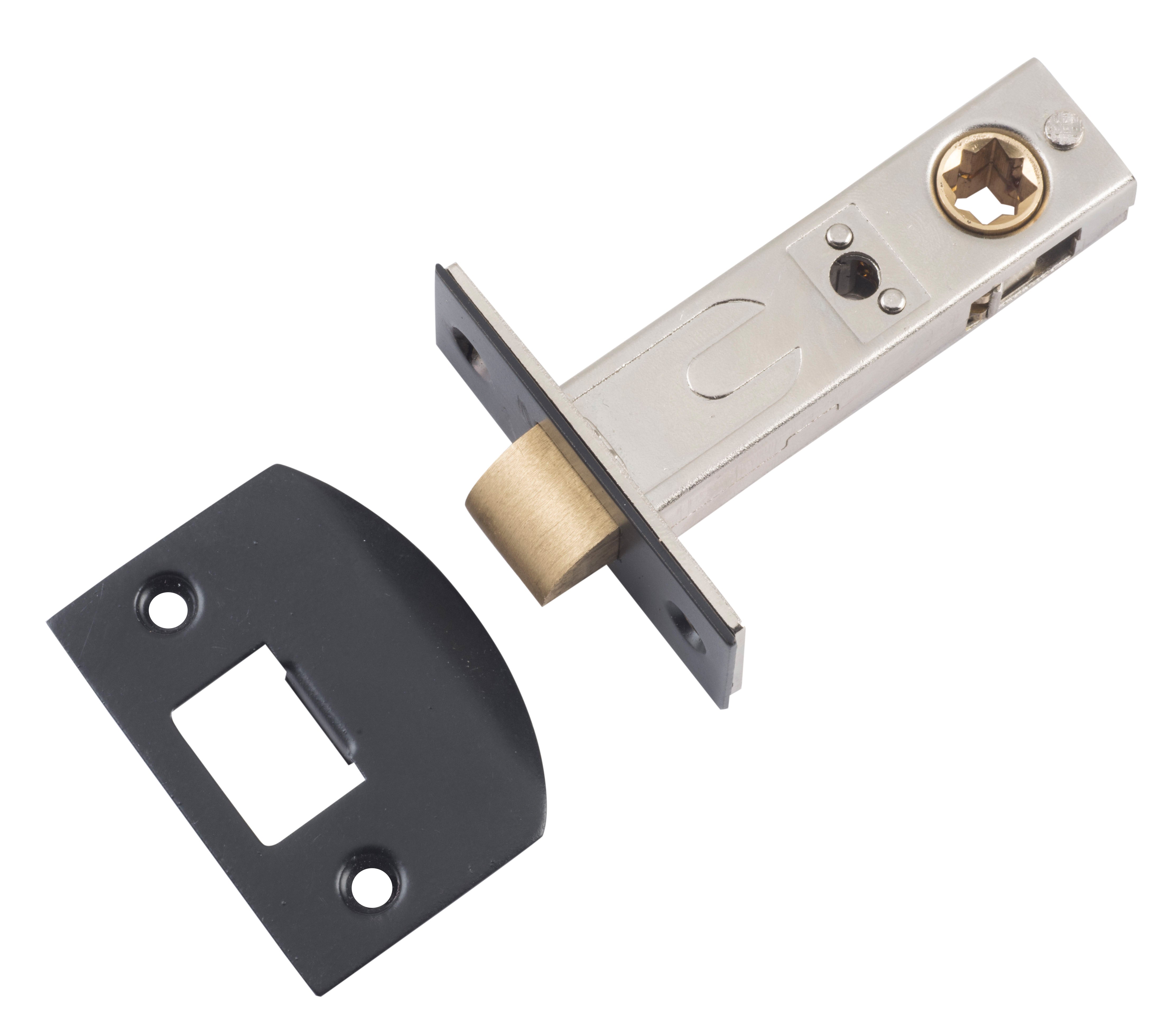 Split Cam Tube Latch Matt Black / L60mm