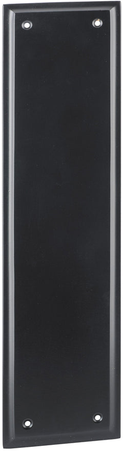 Milton Push Plate Matt Black