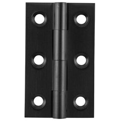 Fixed Pin Cabinet Hinge Matt Black / H50xW28mm