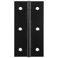 Fixed Pin Cabinet Hinge Matt Black / H76xW41mm