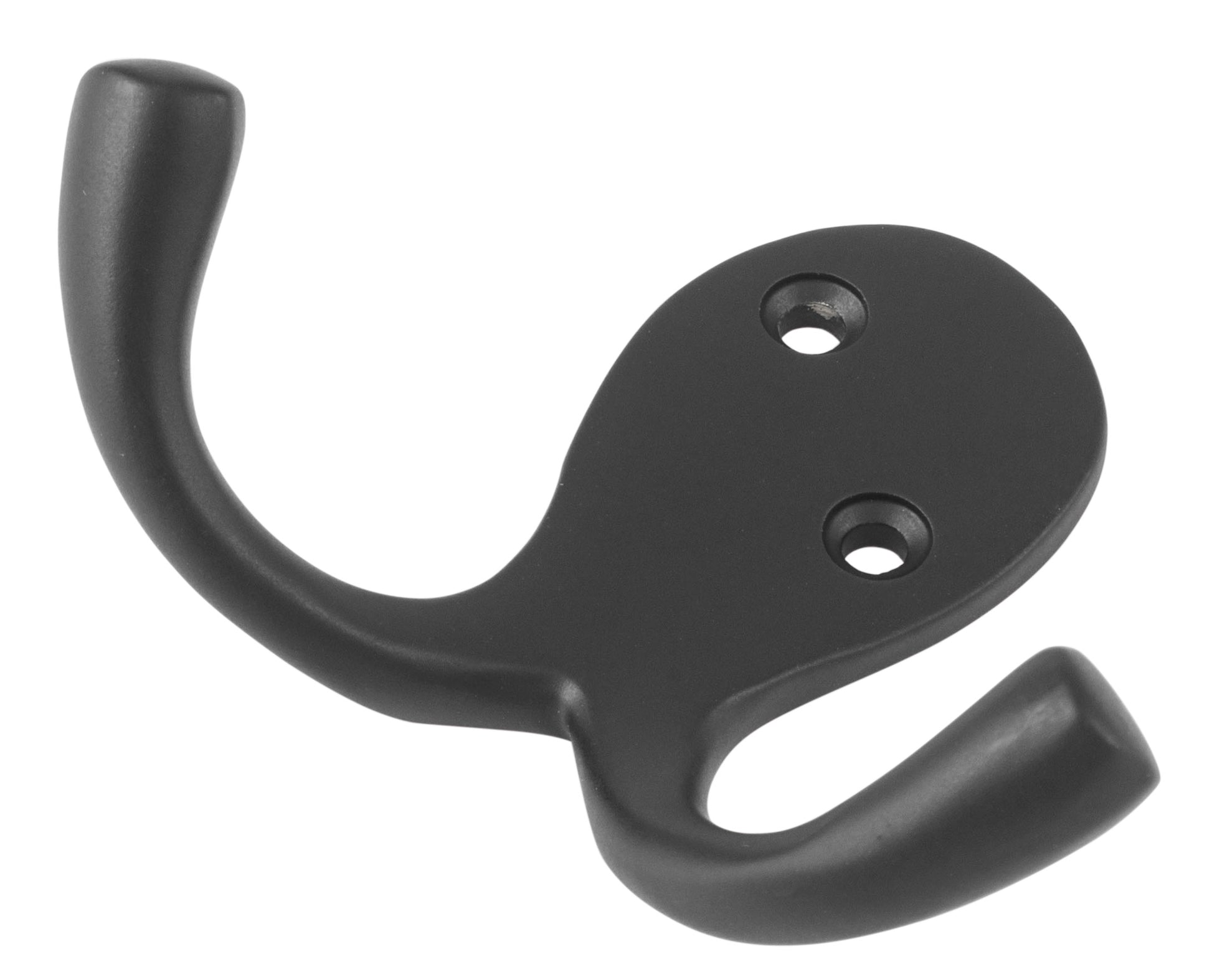 Double Robe Hooks Matt Black