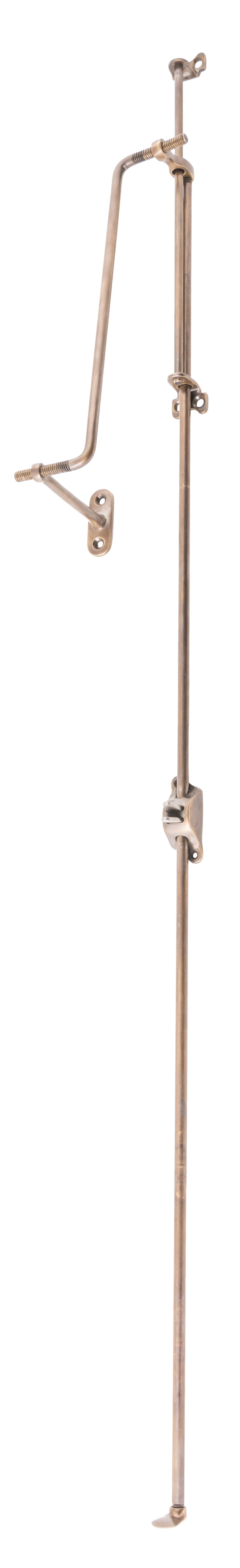 Fanlight Window Operator - H900 Antique Brass / 1115mm