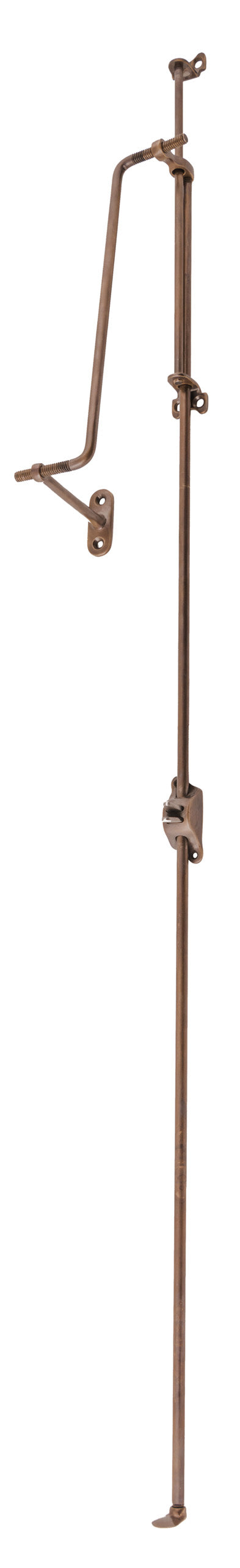 Fanlight Window Operator - H900 Antique Brass / 1115mm