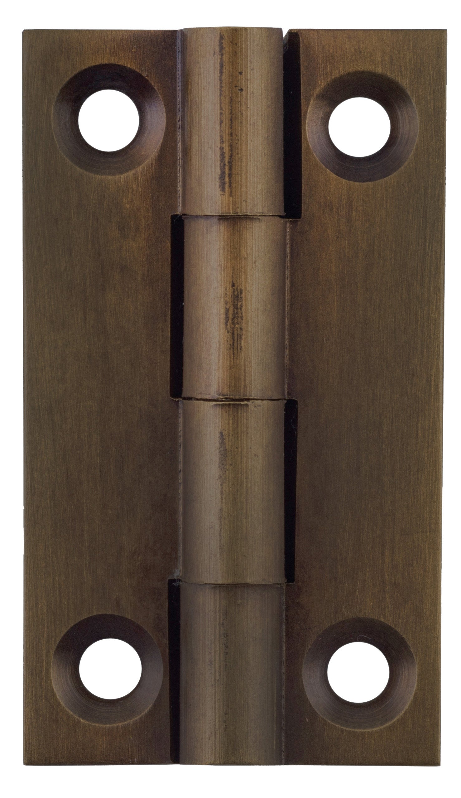 Fixed Pin Cabinet Hinge Antique Brass / H38xW22mm