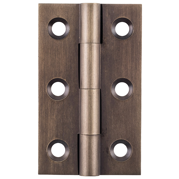 Fixed Pin Cabinet Hinge Antique Brass / H50xW28mm