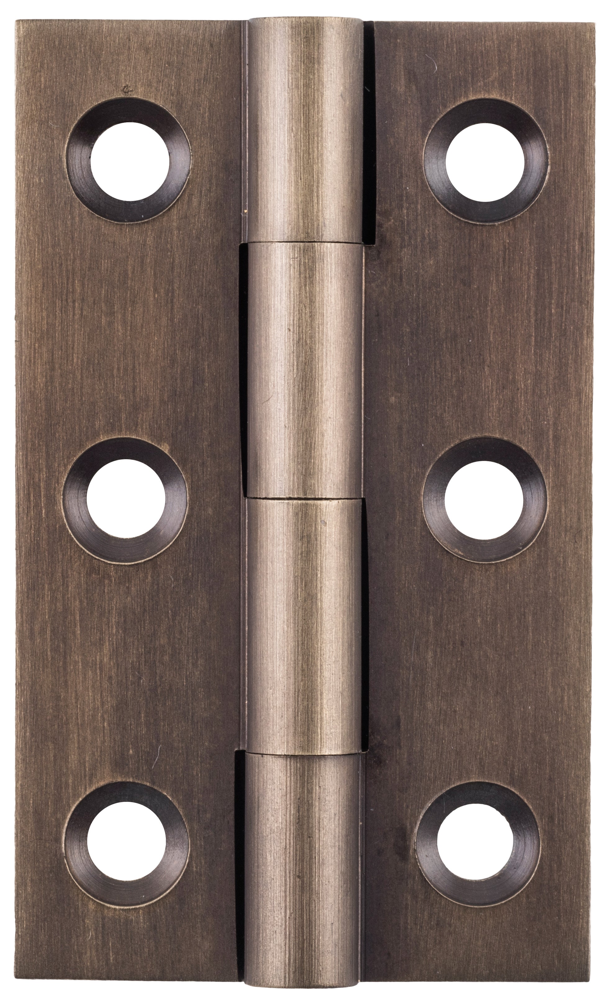 Fixed Pin Cabinet Hinge Antique Brass / H50xW28mm