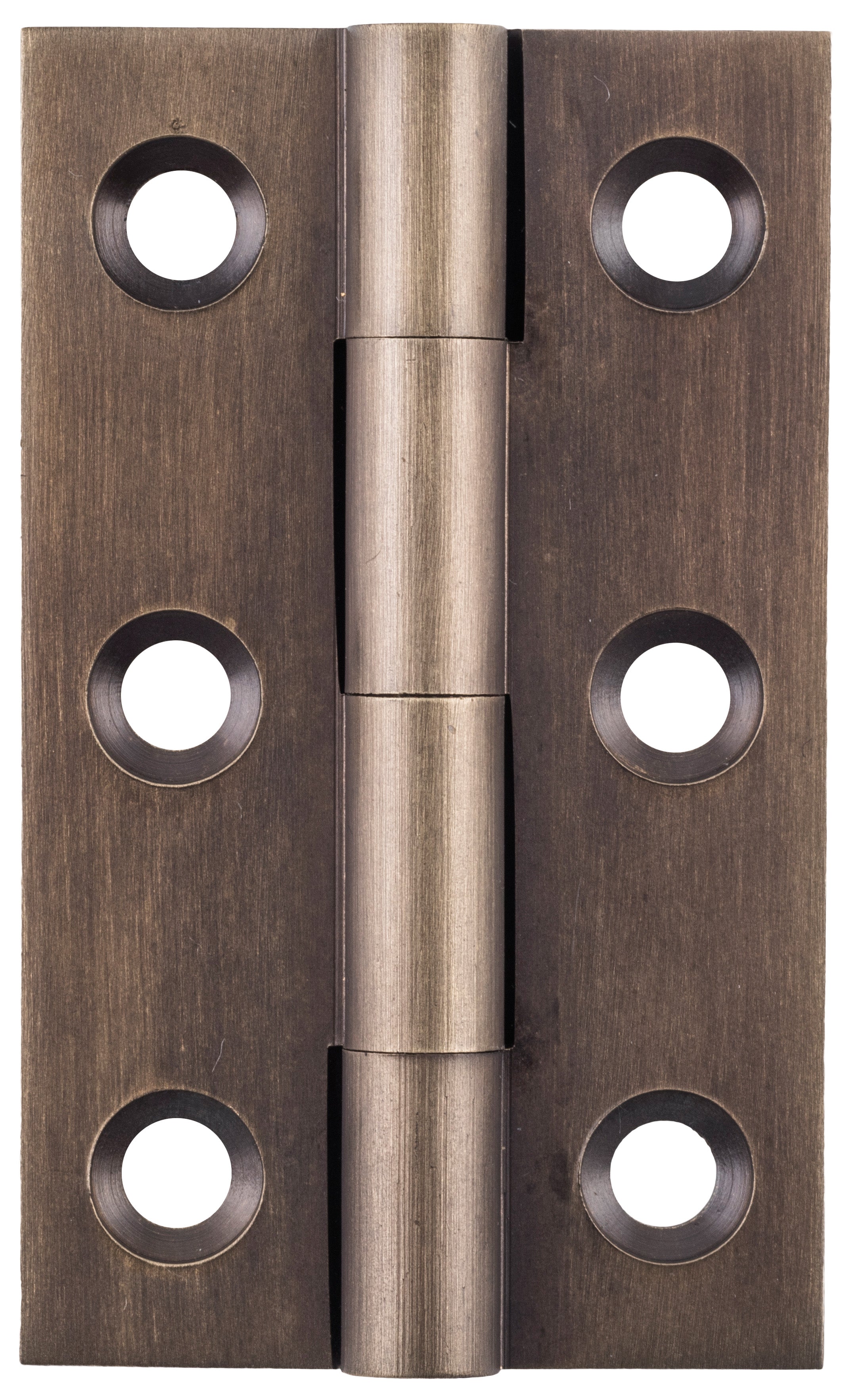 Fixed Pin Cabinet Hinge Antique Brass / H50xW28mm