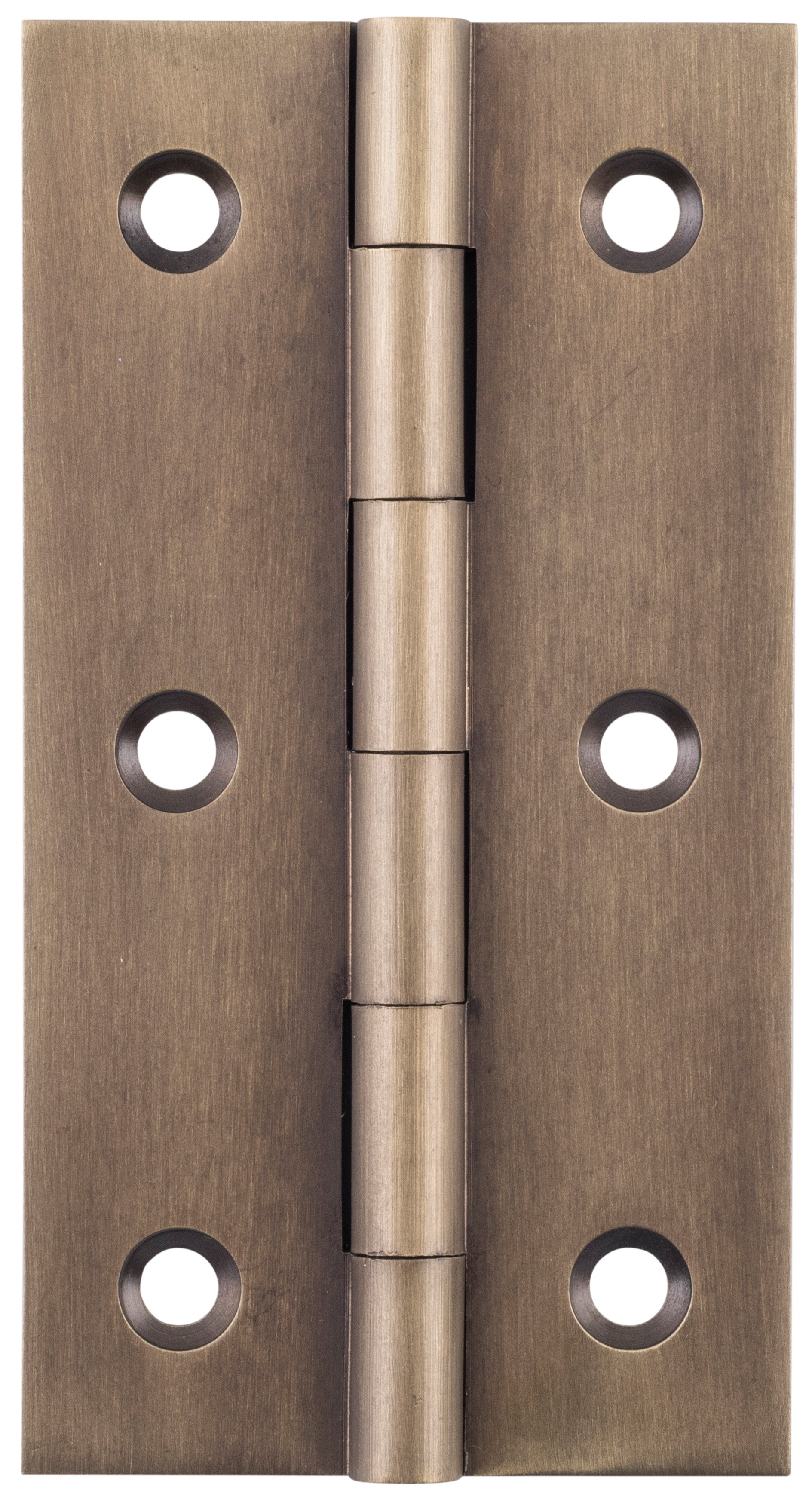 Fixed Pin Cabinet Hinge Antique Brass / H76xW41mm