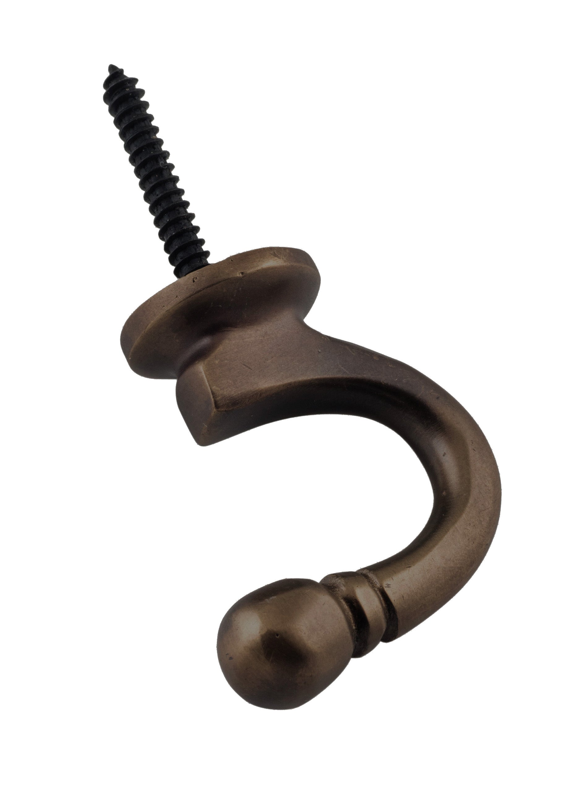 Standard Curtain Tie Back Hooks Antique Brass